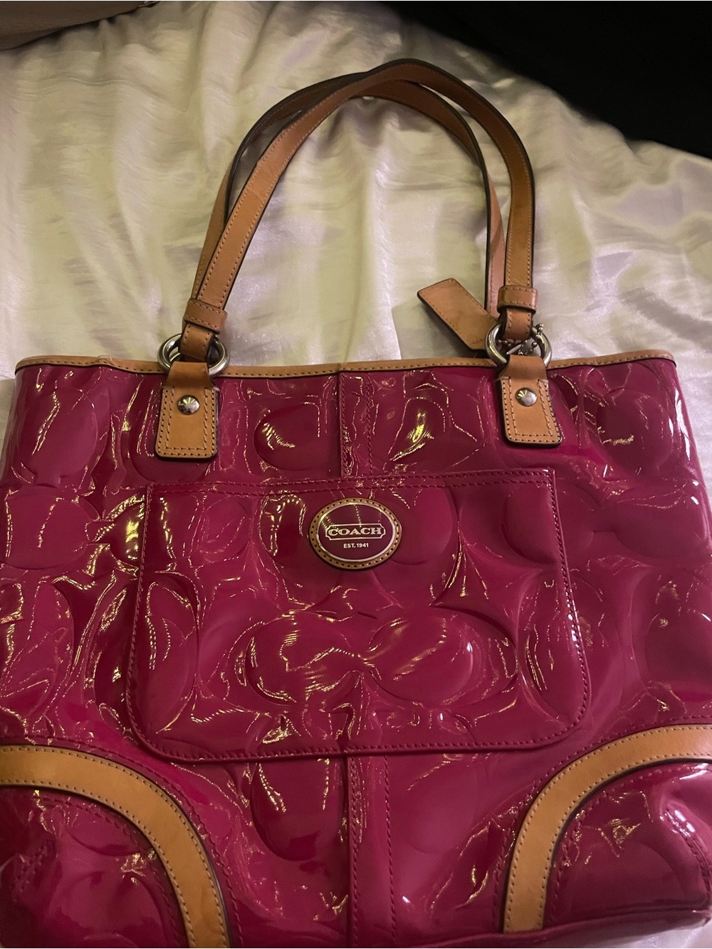 Y2K 2000S COACH LEATHER BAG